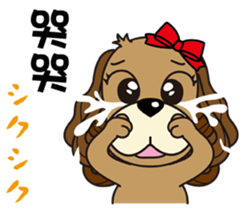 Taiwan dog & Cocker Spaniel~Love Story1 sticker #7868465
