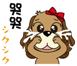 Taiwan dog & Cocker Spaniel~Love Story1 sticker #7868465