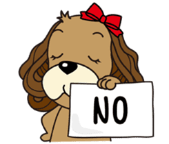 Taiwan dog & Cocker Spaniel~Love Story1 sticker #7868471