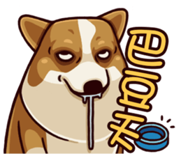 Corgi JoJo sticker #7868656