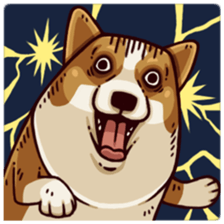 Corgi JoJo sticker #7868670