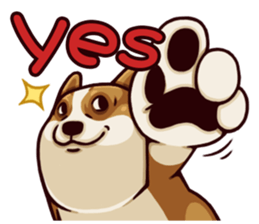 Corgi JoJo sticker #7868690