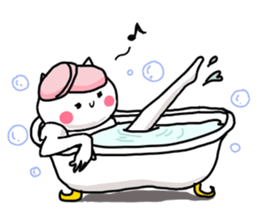 Even though cats sticker #7869249