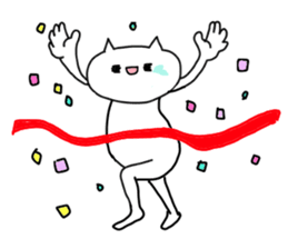 Even though cats sticker #7869274