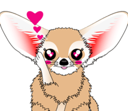 Fennec Fox is smallest fox in the world. sticker #7869440