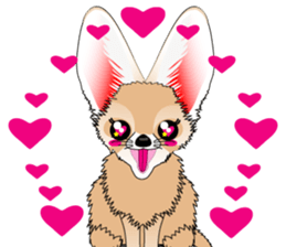 Fennec Fox is smallest fox in the world. sticker #7869441