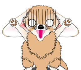 Fennec Fox is smallest fox in the world. sticker #7869444