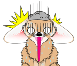 Fennec Fox is smallest fox in the world. sticker #7869445