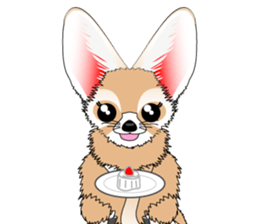 Fennec Fox is smallest fox in the world. sticker #7869461