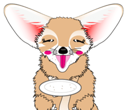 Fennec Fox is smallest fox in the world. sticker #7869462