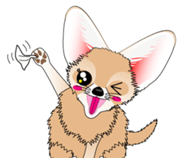 Fennec Fox is smallest fox in the world. sticker #7869465