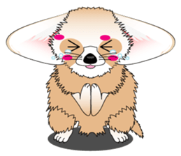 Fennec Fox is smallest fox in the world. sticker #7869469
