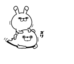 Rabbit100% 4 sticker #7870212