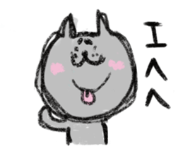 Crayon Cat chan. sticker #7870358