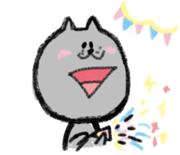 Crayon Cat chan. sticker #7870359