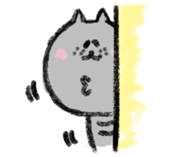 Crayon Cat chan. sticker #7870362