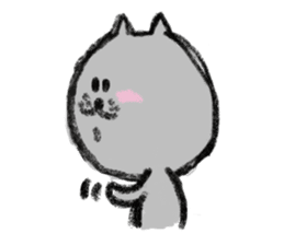 Crayon Cat chan. sticker #7870368