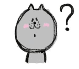 Crayon Cat chan. sticker #7870371