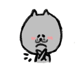 Crayon Cat chan. sticker #7870373