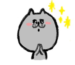 Crayon Cat chan. sticker #7870381