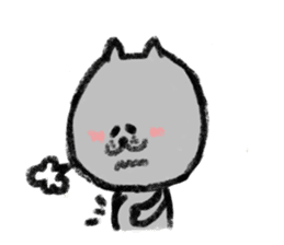 Crayon Cat chan. sticker #7870385