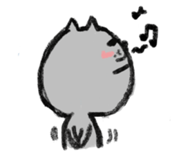 Crayon Cat chan. sticker #7870386