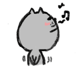Crayon Cat chan. sticker #7870386