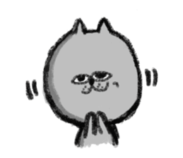 Crayon Cat chan. sticker #7870393