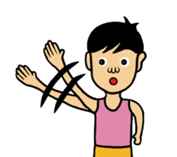 Tank top Boy sticker #7870560