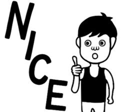 Tank top Boy sticker #7870582