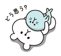 polar bears and seals sticker #7871011