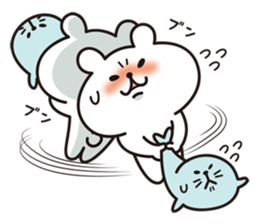 polar bears and seals sticker #7871018