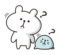 polar bears and seals sticker #7871027