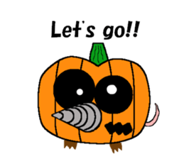 Halloween MOGURIN sticker #7871435