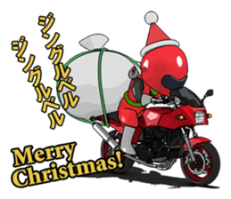 New Year of ninja rider sticker #7871597