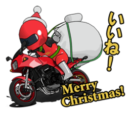 New Year of ninja rider sticker #7871602