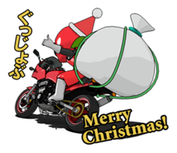 New Year of ninja rider sticker #7871603