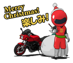 New Year of ninja rider sticker #7871604