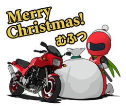 New Year of ninja rider sticker #7871607