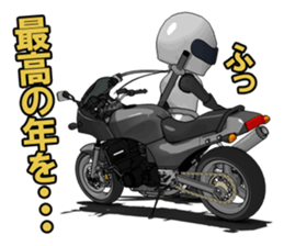 New Year of ninja rider sticker #7871615