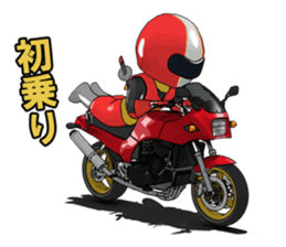 New Year of ninja rider sticker #7871629