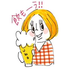 Fashionable love Girls sticker #7871637
