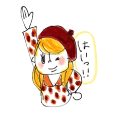 Fashionable love Girls sticker #7871641