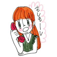Fashionable love Girls sticker #7871653