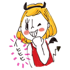 Fashionable love Girls sticker #7871659