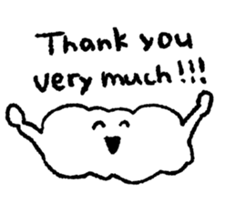 I am a cloud!!! sticker #7871728