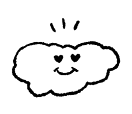 I am a cloud!!! sticker #7871755
