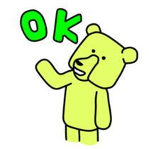 Wood bear sticker #7871797