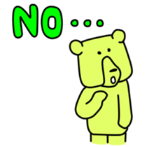 Wood bear sticker #7871798