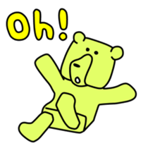 Wood bear sticker #7871799